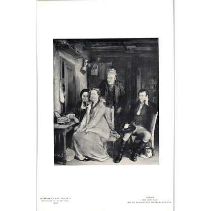 The Refusal - Wilkie c1905 Art Print D16