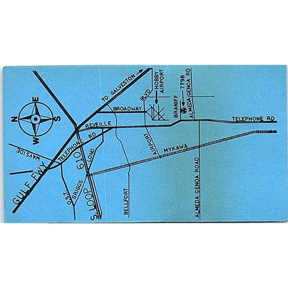 Pat W McCann III Aquatronic Industries Houston Vintage Business Card SD9-B7