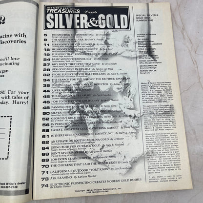 1985 Western & Eastern Treasures' Silver & Gold Magazine Treasure Hunting M20