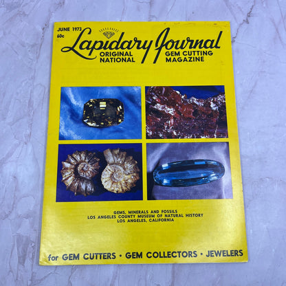Gems, Minerals, Fossils Los Angeles County Museum Lapidary Journal Jun 1973 M25
