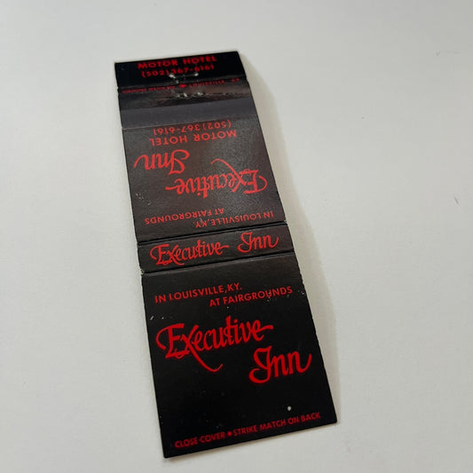 Executive Inn Motor Hotel Louisville KY Vintage Matchbook Cover TB6-MB2-1