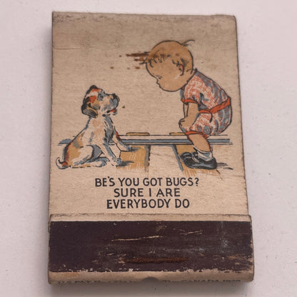Col Leopold Philipp Disinfecting & Exterminating NY Vintage Matchbook TB8-MB2-8