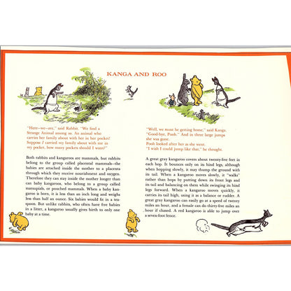 Vintage Winnie the Pooh - Kanga and Roo Vintage Art Print 7.5x11 V6