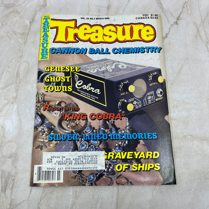 1989 March - Treasure Magazine - Treasure Hunting Prospecting Metal Detector M16