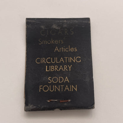 Barry's News Stand 55 S Main St Canandaigua NY Vintage Matchbook Cover TB8-MB2-6