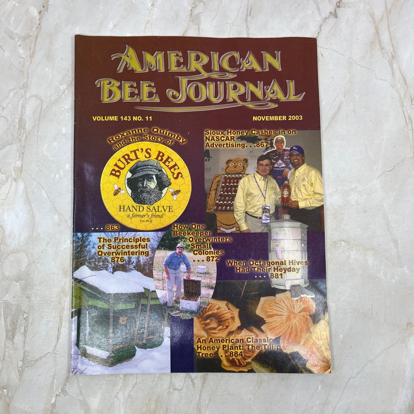 2003 Nov American Bee Journal Magazine Bees Beekeeping Honey M7