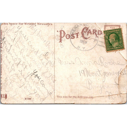 1909 Postcard Scranton Pennsylvania View in Coal Mine AJ4-1