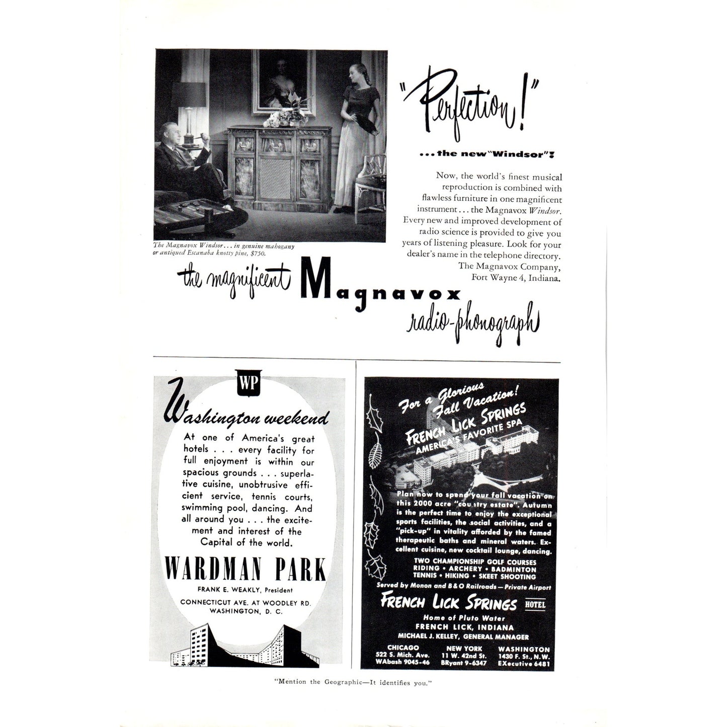 Texaco Gasoline - Button Up For Winter - Vintage Magazine Ad D18