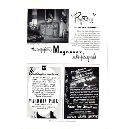 Texaco Gasoline - Button Up For Winter - Vintage Magazine Ad D18