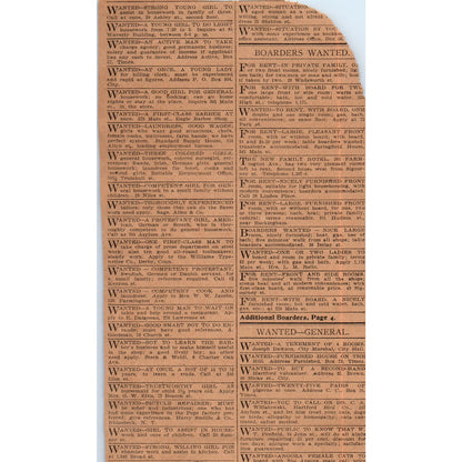 W.W. Walker Boston Branch Grocery Hartford 1901 Newspaper Ad AD8-H1