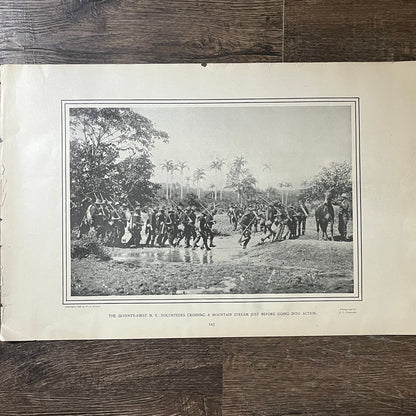 71st NY Volunteers 1898 Spanish American War J.C. Hemment Photo 11x17 V10