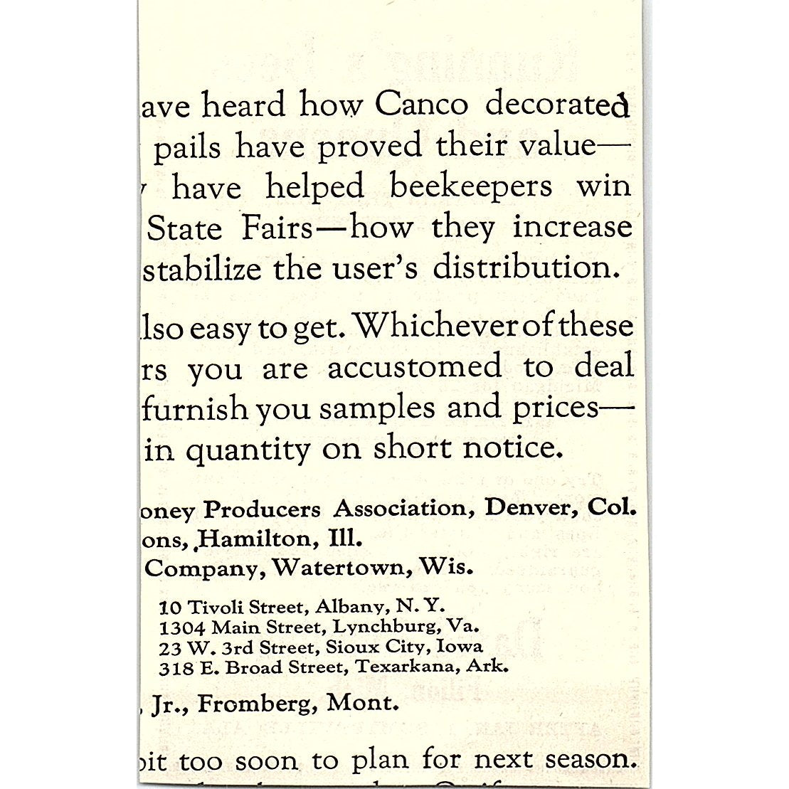 Running's Bees and Queens David Running Filon MI 1926 Ad AG3-M8