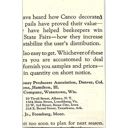 Running's Bees and Queens David Running Filon MI 1926 Ad AG3-M8