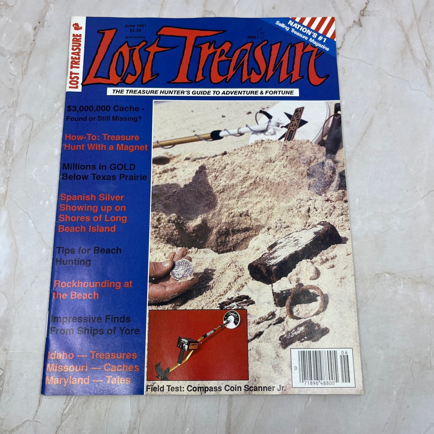 1991 June - Lost Treasure Magazine - Treasure Hunting Gold Prospecting M14