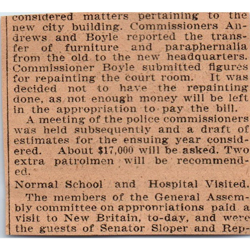 The Boston Loan Office Asylum Street Hartford 1901 Newspaper Ad AD8-HS5