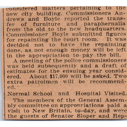 The Boston Loan Office Asylum Street Hartford 1901 Newspaper Ad AD8-HS5