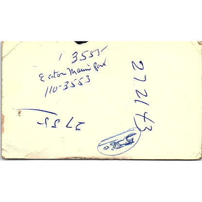 Paul DeBruyn Pacific American Commercial Co Seattle Vintage Business Card TH2-B1