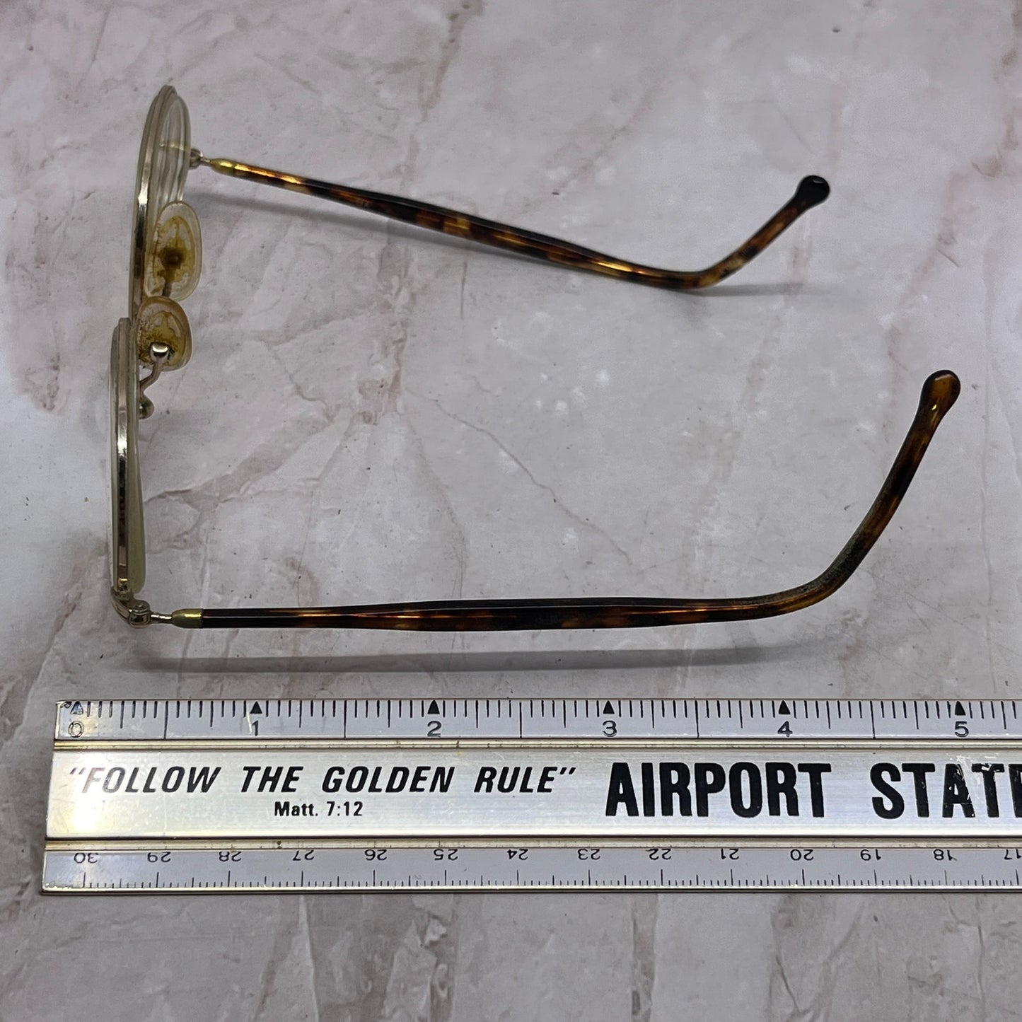 Other People's Derby Oval Tortoise Arm Sunglasses Eyeglasses Frames TG7-G4-10