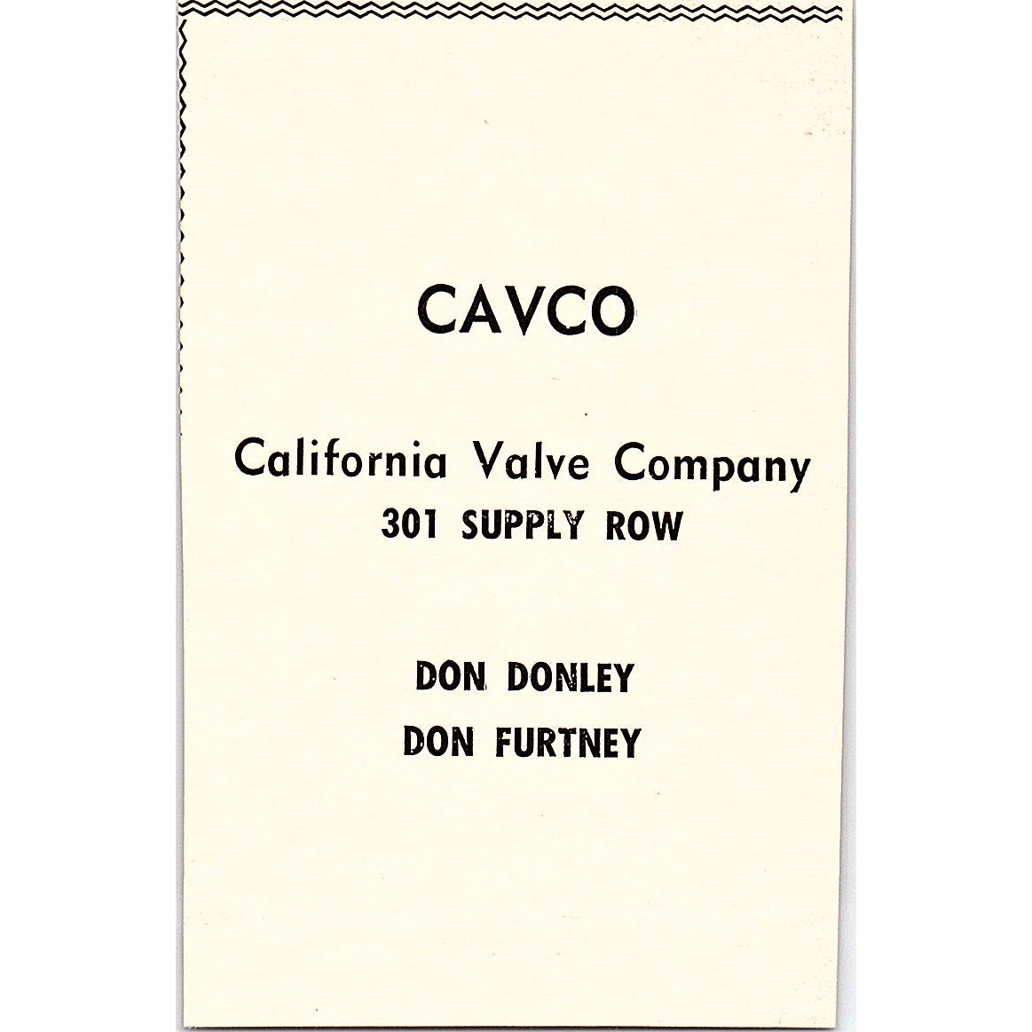 Cavco California Valve Co Don Donley Don Furtney, Canada Dry Taft 1965 Ad AF8-M6