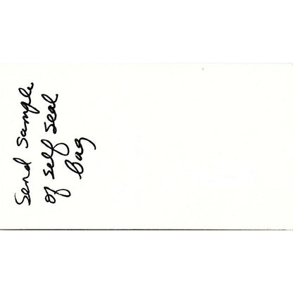 Steve Saltzman Fairway Mfg Costa Mesa CA Vintage Business Card SC9-B11