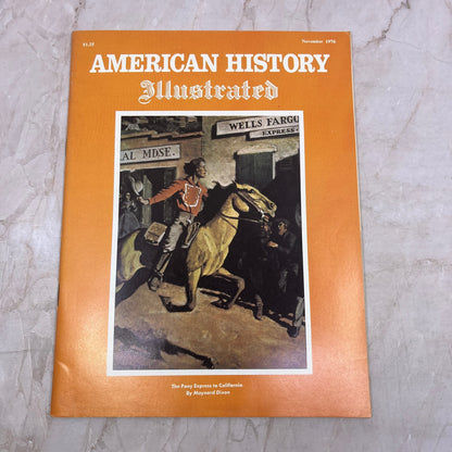 1976 Nov - American History Illustrated Magazine Pony Express to California M21