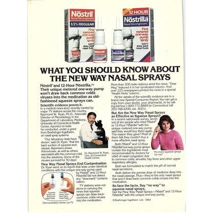 Nostril Nasal Spray Boehringer Ingelheim Ltd 1984 Ad AF8-5