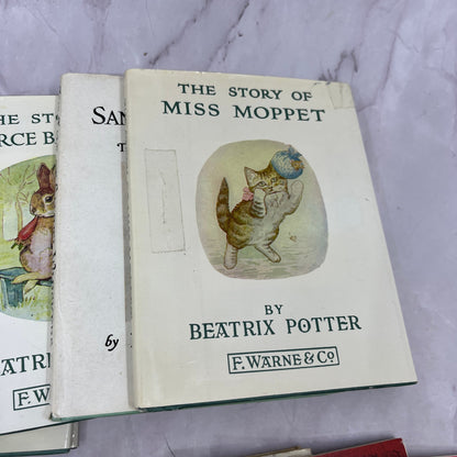 Vintage Beatrix Potter Book Lot of 12 Peter Rabbit Flopsy Bunny Miss Moppet TK3