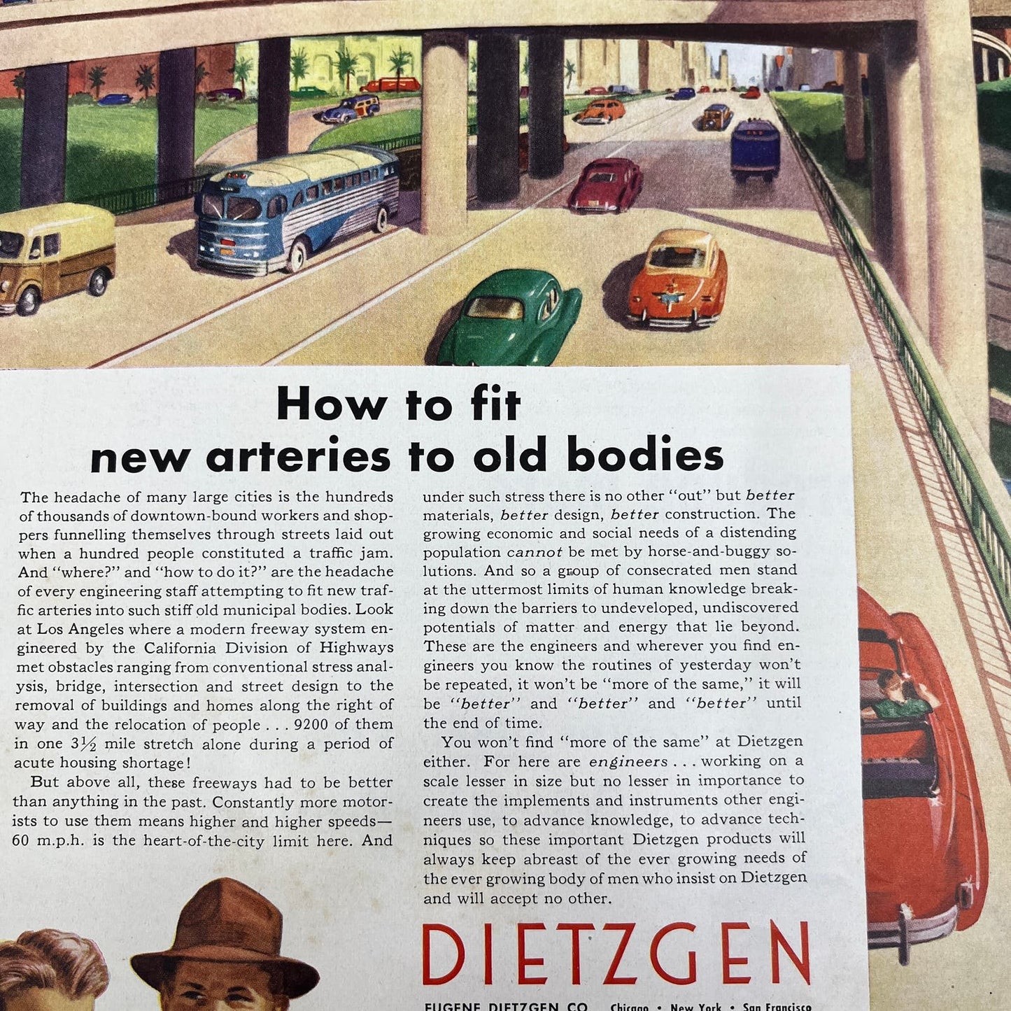Eugene Dietzgen Co Supplies for Engineers and Architects 1951 Magazine Ad FL6-10