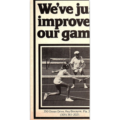 Ponce de Leon Golf/Tennis Resort St. Augustine FL 1977 Ad AF3-Q1