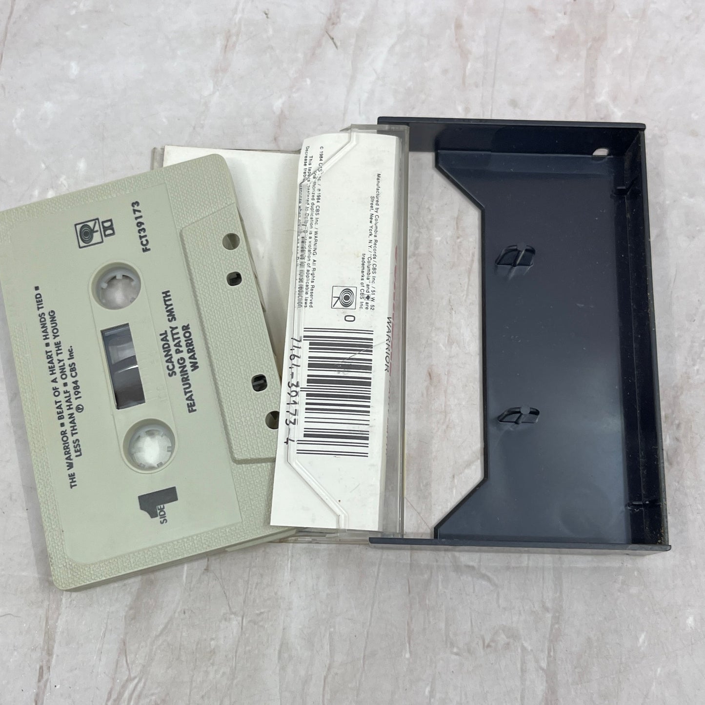 Scandal Ft. Patty Smyth - The Warrior - Cassette Tape TK3-C1