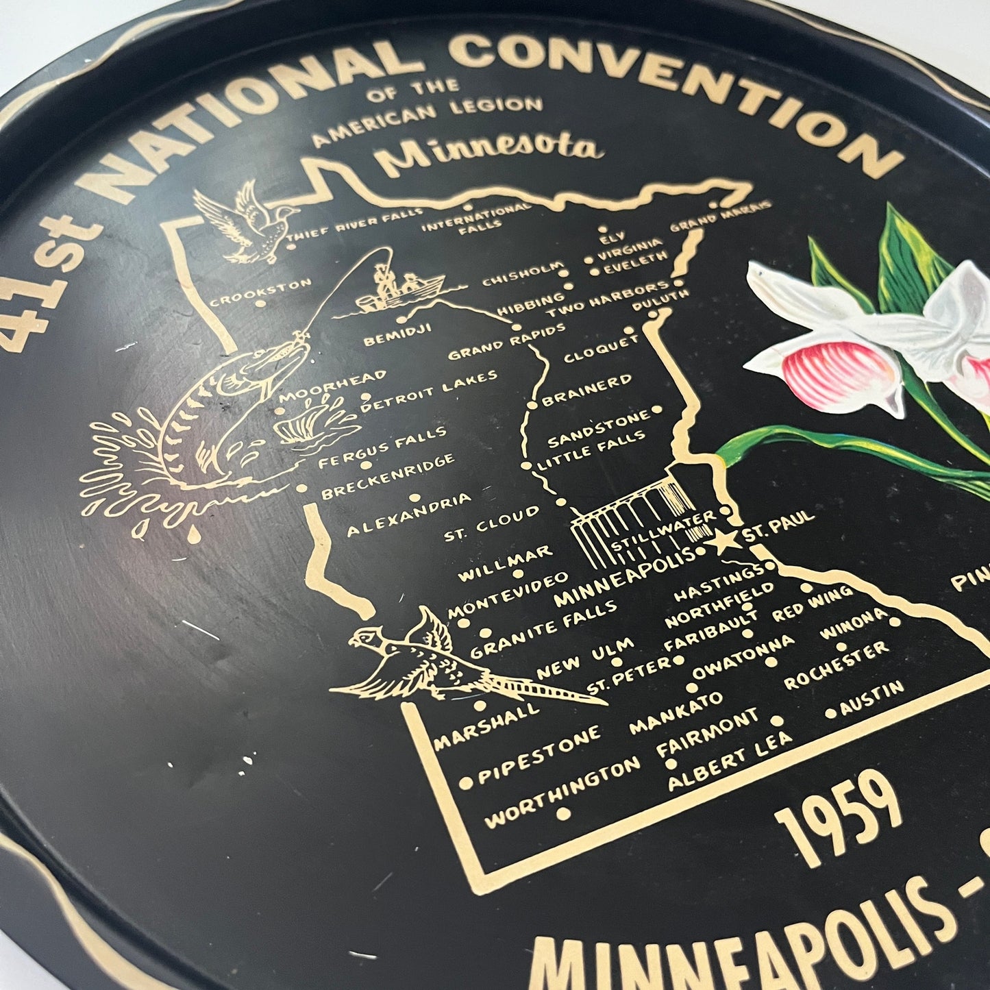 Minnesota American Legion 41st National Convention 1959 Plate Tray 11” CTG2