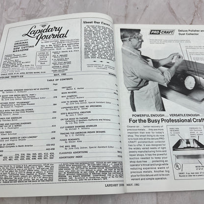 North Carolina Emeralds - Lapidary Journal Magazine - May 1982 M25