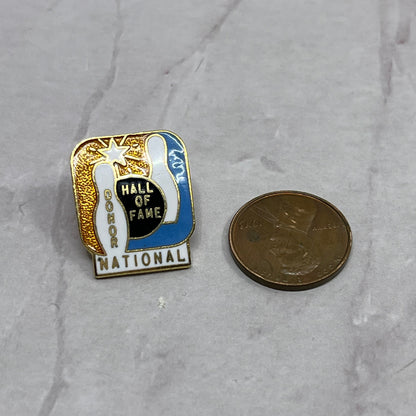 Vintage National Bowling Hall of Fame Donor Enamel Pin Pinback Button SB7-SPB