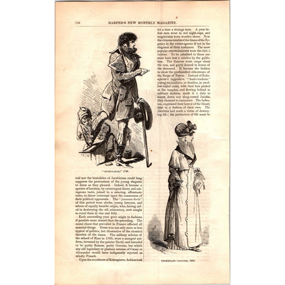 The Generations of Fashions - Ladies Fashion 7 Pages 1854 Article I19
