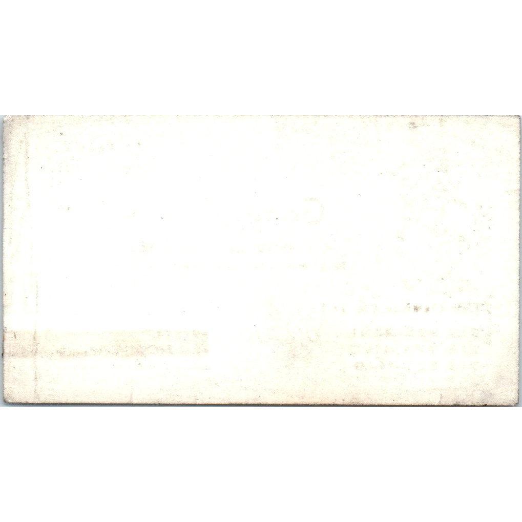 Fritz W. Ellis George Chevrolet Bellflower CA Vintage Business Card SE3-B7