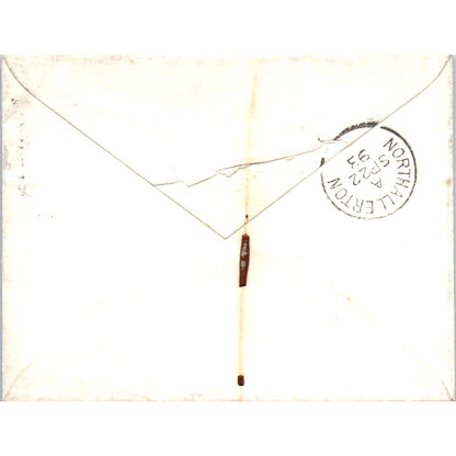 1893 Postal Cover York 930 Cancellation to Northallerton William Watts P4-7