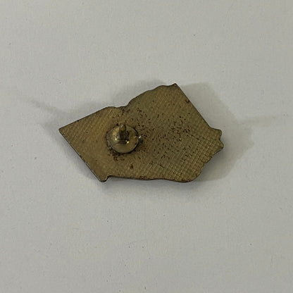 State of Georgia GA Savannah Atlanta Vintage Lapel Pin Enamel Pinback Button SD6