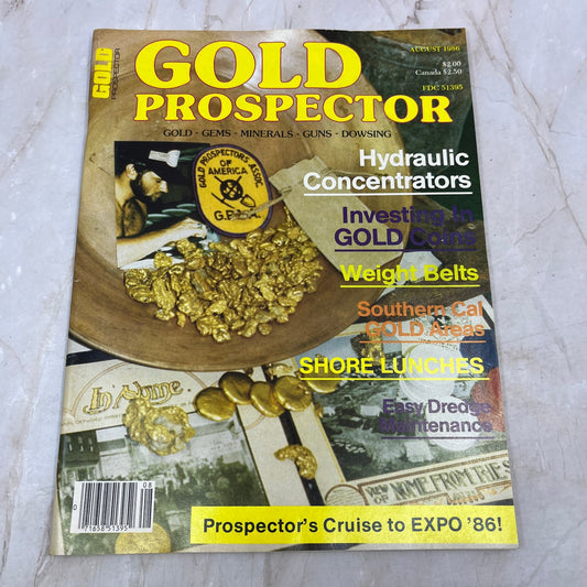 1986 Aug - Gold Prospector Magazine - Treasure Hunting Prospecting Gold M11