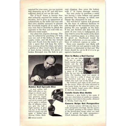 Turn 1 Room Into 2 Carl T. Sigman William Ward Jr 2-Page 1955 Article AG1-4