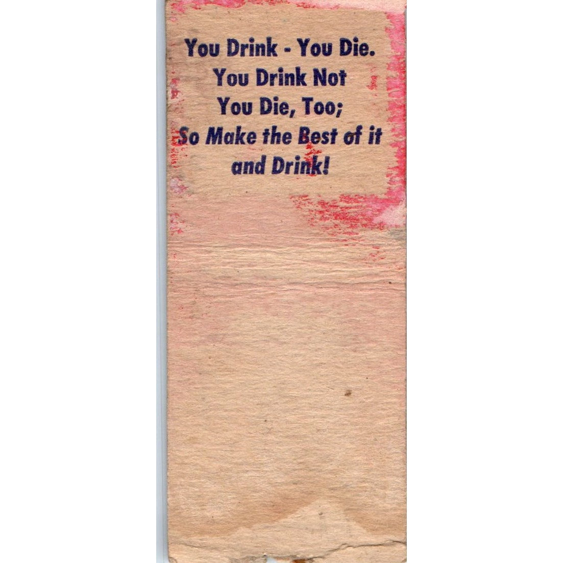 Heidelberger Fass German Restaurant Chicago George Hessberger Matchbook SD4-Y7