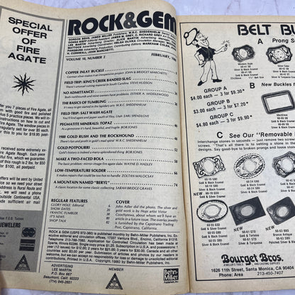 Rockhound Field Trips Topaz - Rock & Gem Magazine - Feb 1980 M24