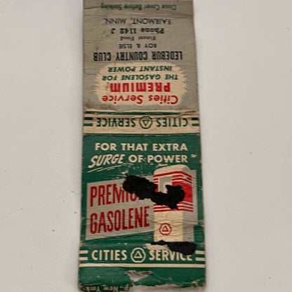 Ledebur Country Club Roy & Elsie Fairmont MN Vintage Matchbook MB59-1