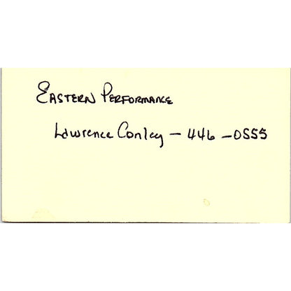 Mike Yeager Reading Buick Inc Baytown Houston Vintage Business Card SD9-B6