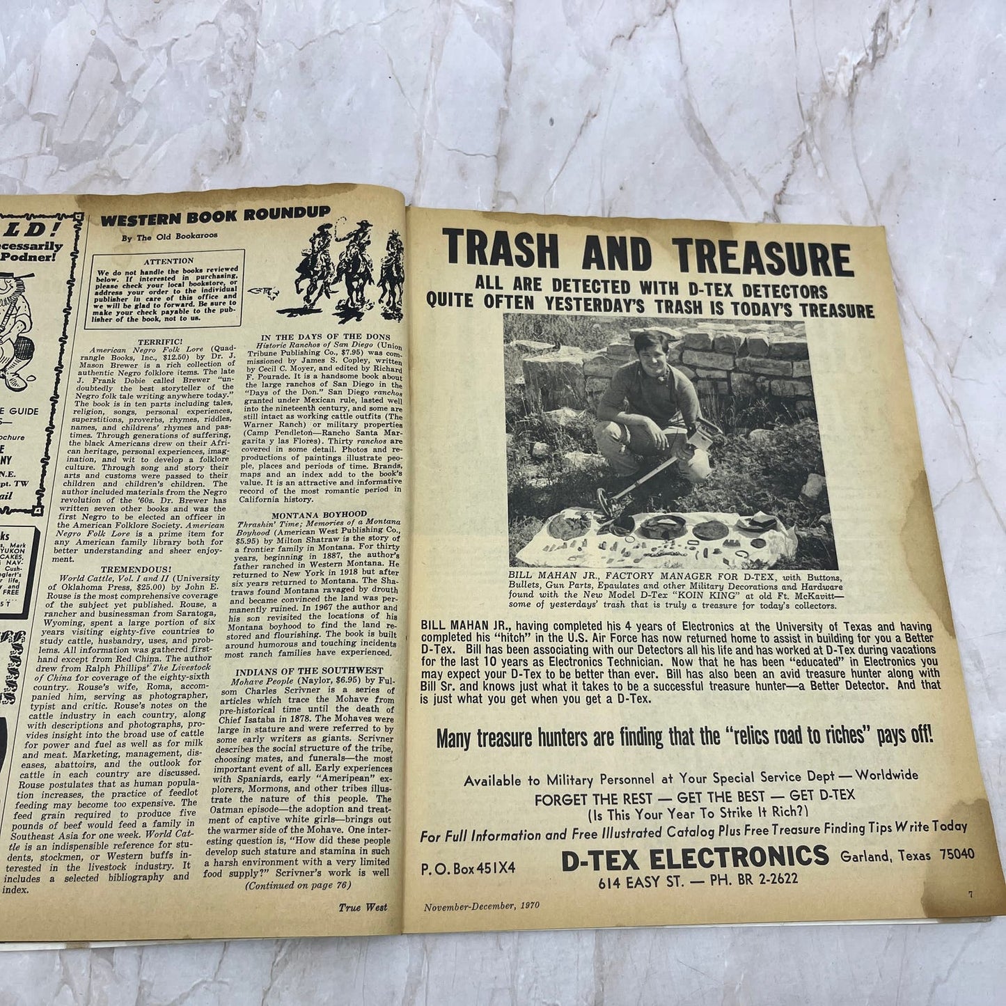 1970 Dec - True West Magazine - Treasure Issue Wealth of Santa Clara M18