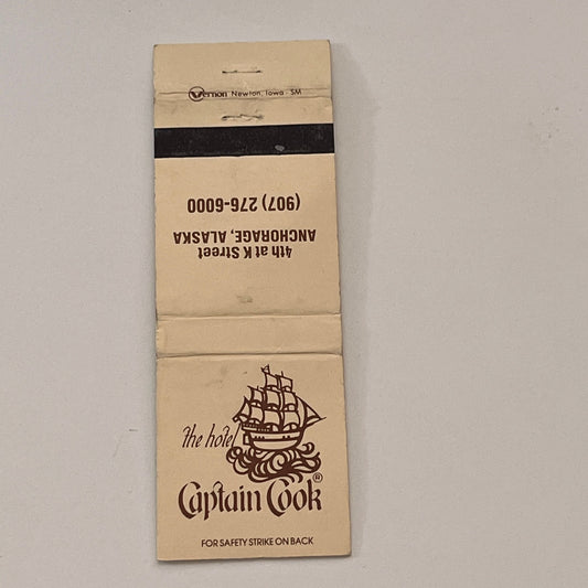 The Hotel Captain Cook Anchorage AL Vintage Matchbook Cover TB6-MB2-2