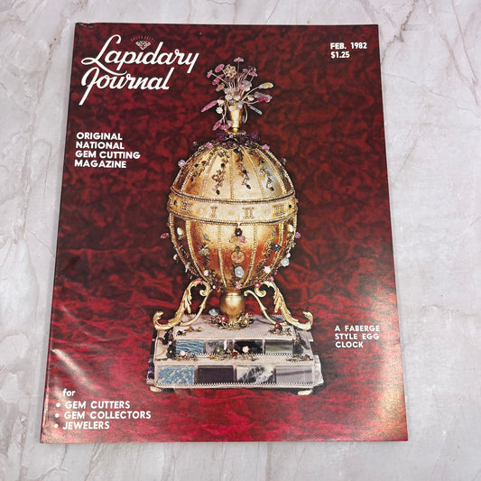 A Faberge Style Egg Clock - Lapidary Journal Magazine - Feb 1982 M27