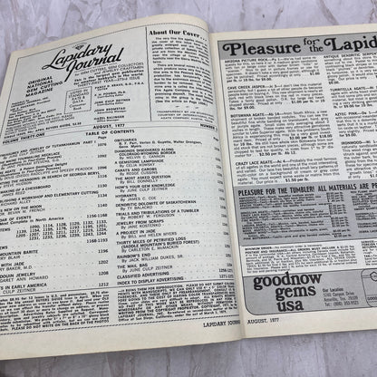 Fire Agate Mexico - Lapidary Journal Magazine - Aug 1977 M23