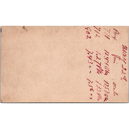 The James Ellis Co Furniture Readville MA John H. Burke Business Card AE9-X2