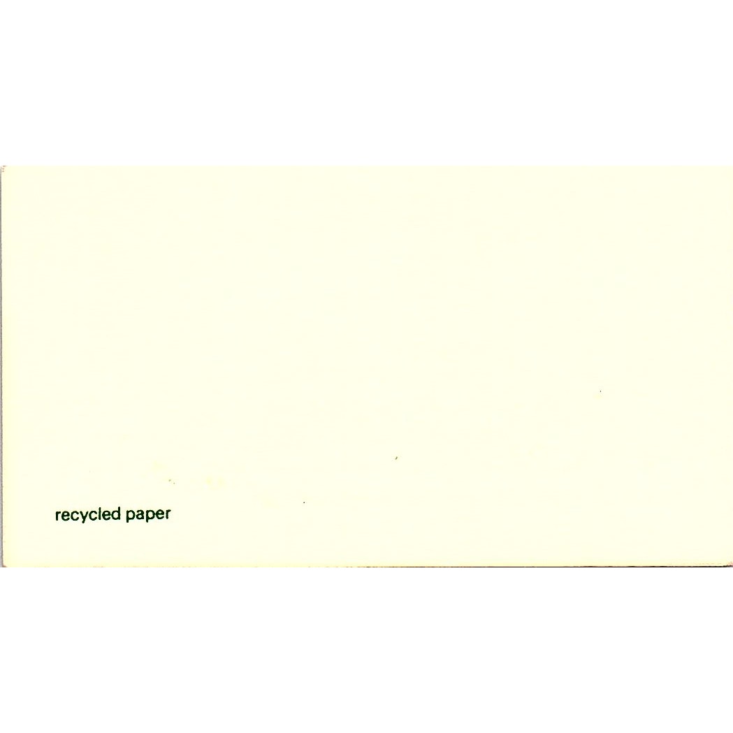 Ecology & Environment Thomas N. Smith Dallas Texas Vintage Business Card SF3-B5