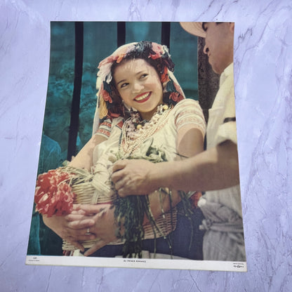 Su Primer Romance Vintage Mexican 12x14" Art Print V21